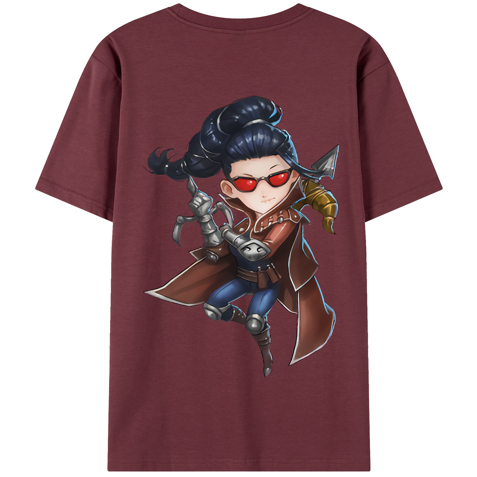 リーグ・オブ・レジェンド League of Legends LOL 綿100％半袖Tシャツ（背面プリント）